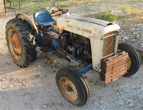 8 inches, and all the literature I read said a 730 loader would only fit these models. . 1963 ford 4000 industrial tractor